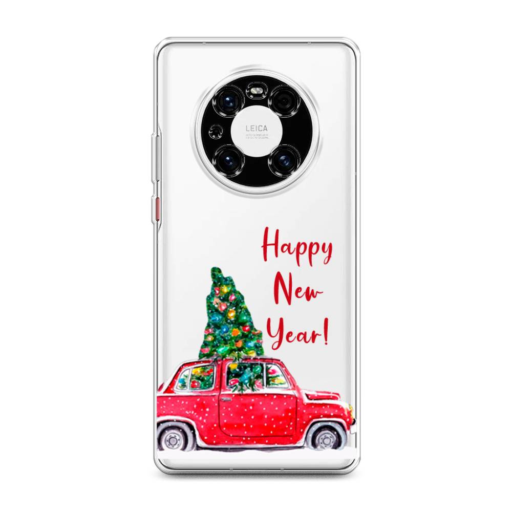 

Чехол на Huawei Mate 40E Pro "Happy New Year", Красный;зеленый, 6107550-5