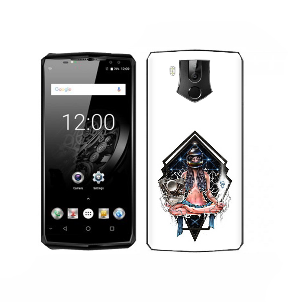 

Чехол MyPads Tocco для Oukitel K10 красивая девушка в шлеме, Прозрачный, Tocco