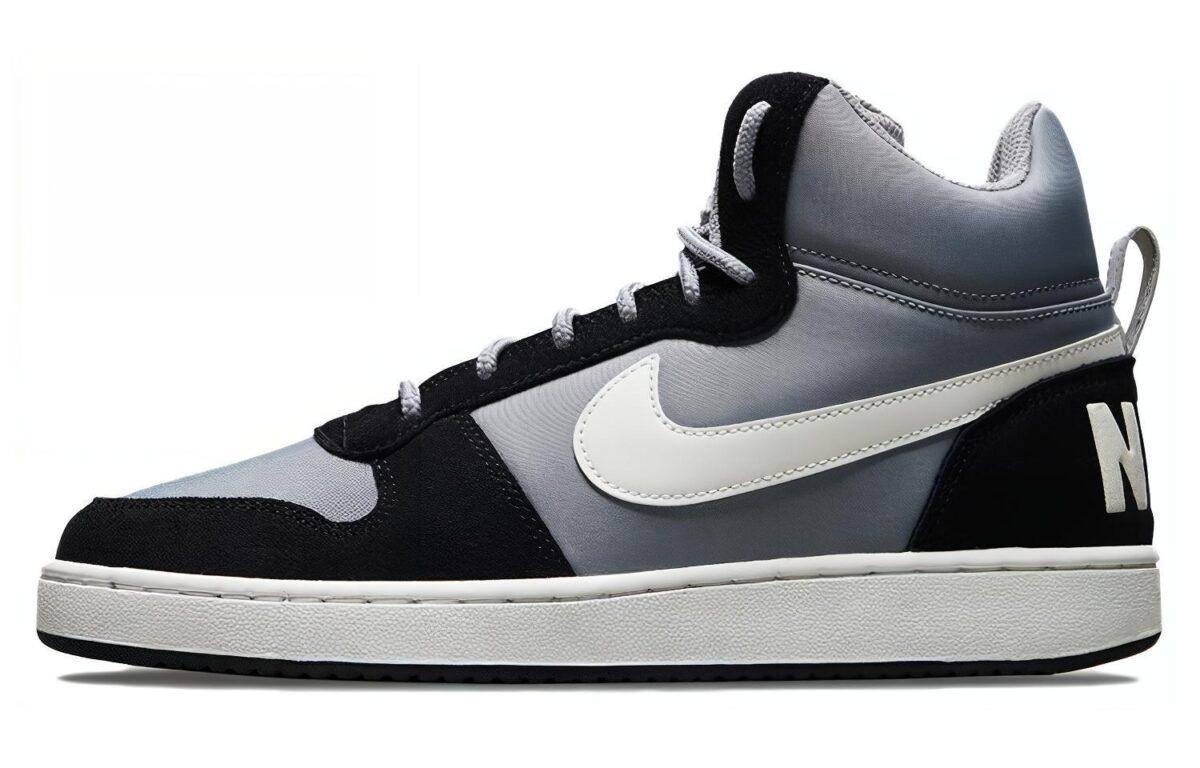 

Кеды унисекс Nike Court Borough Mid Premium серые 41 EU, Серый, Court Borough Mid Premium