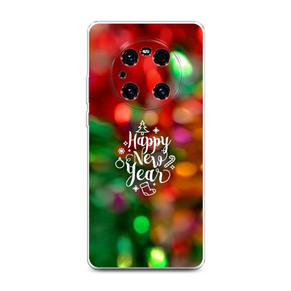 

Чехол на Huawei Mate 40E Pro "Новый Год на елке", Зеленый;красный;желтый, 6107550-5