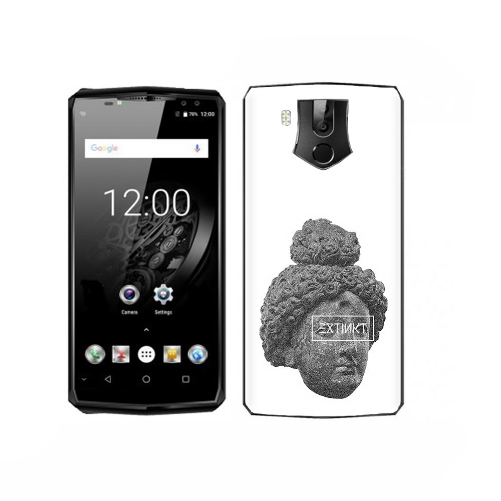 

Чехол MyPads Tocco для Oukitel K10 каменное лицо девушки, Прозрачный, Tocco