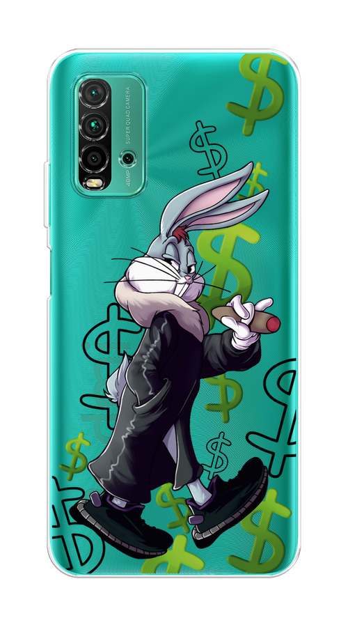 

Чехол на Xiaomi Redmi 9T "Rich Bugs Bunny", Зеленый;черный;голубой, 39850-6