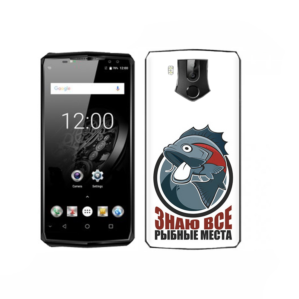 

Чехол MyPads Tocco для Oukitel K10 знаю все рыбные места, Прозрачный, Tocco