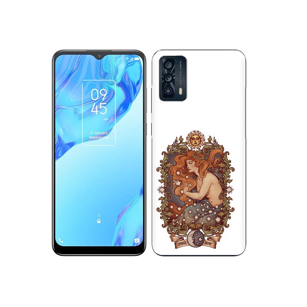 

Чехол MyPads Tocco для TCL 20B звездная девушка абстракция, Прозрачный, Tocco