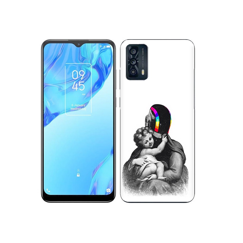 

Чехол MyPads Tocco для TCL 20B защитник в шлеме, Прозрачный, Tocco