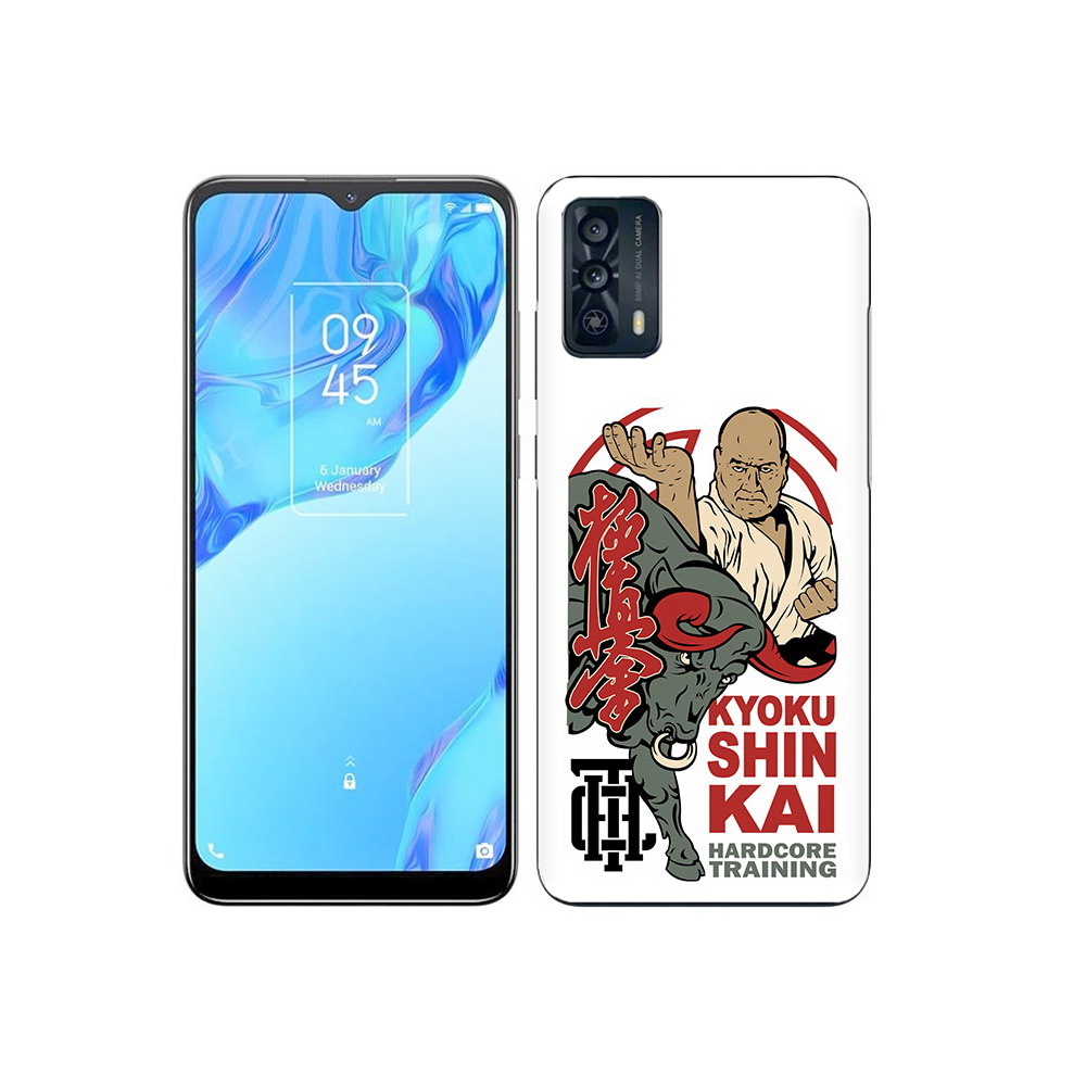 

Чехол MyPads Tocco для TCL 20B единоборства рисунок, Прозрачный, Tocco