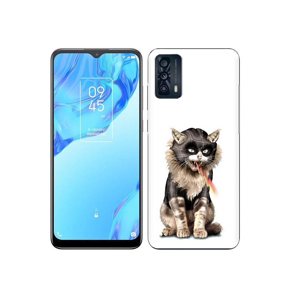 

Чехол MyPads Tocco для TCL 20B дьяволский кот, Прозрачный, Tocco