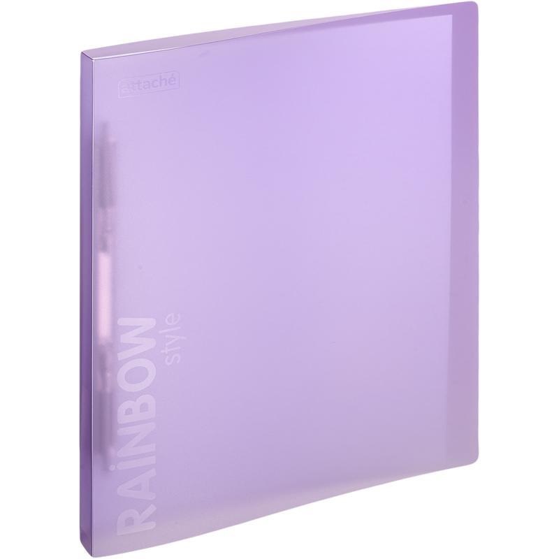 

Папка-скоросшиватель с пружинным механизмом Attache Rainbow Style (А4, до 150л) 20шт, Фиолетовый