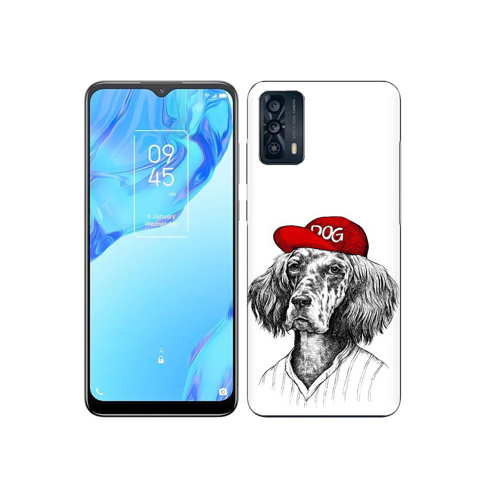 

Чехол MyPads Tocco для TCL 20B дог, Прозрачный, Tocco