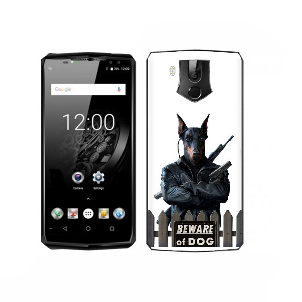 

Чехол MyPads Tocco для Oukitel K10 доберман, Прозрачный, Tocco