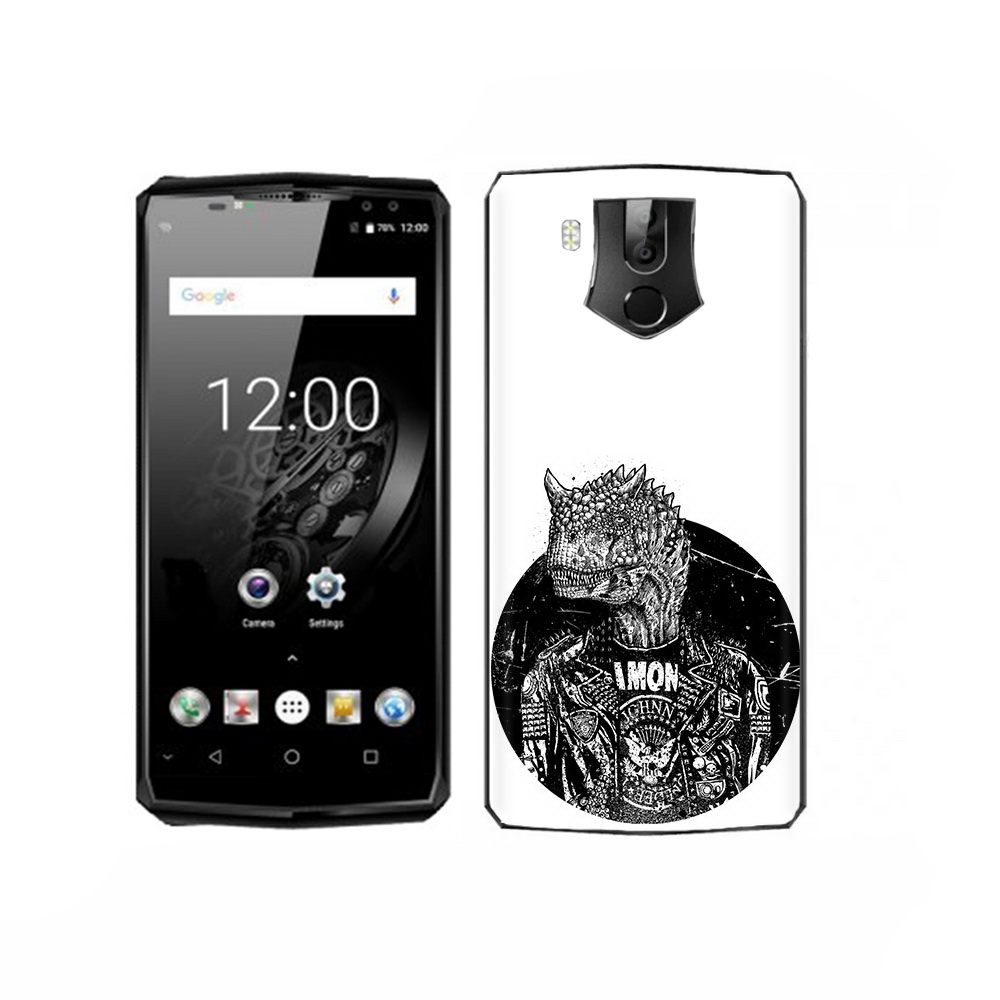 

Чехол MyPads Tocco для Oukitel K10 динозавр в куртке, Прозрачный, Tocco