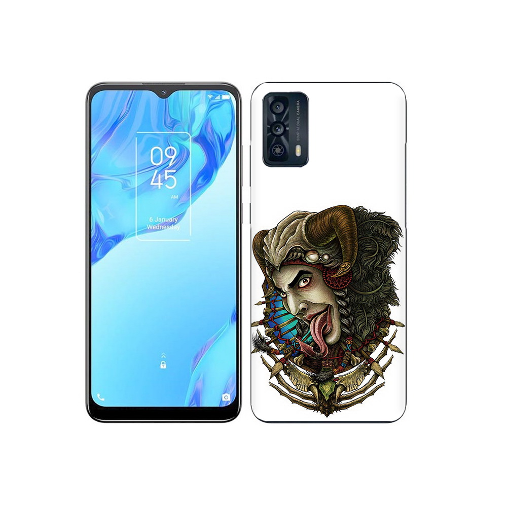 

Чехол MyPads Tocco для TCL 20B длинный язык, Прозрачный, Tocco