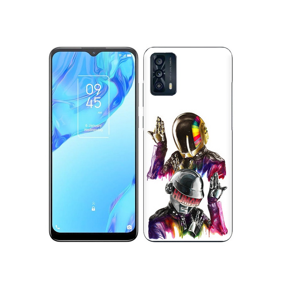 

Чехол MyPads Tocco для TCL 20B диско космонавты, Прозрачный, Tocco