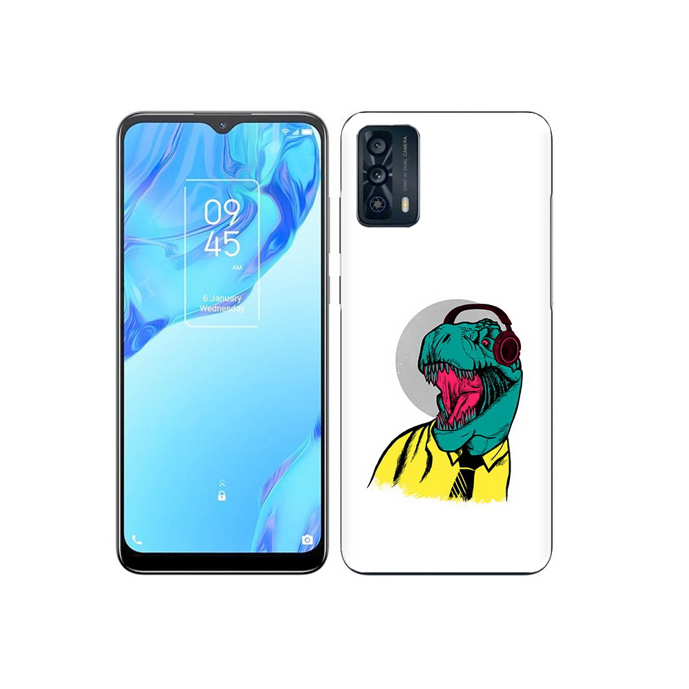

Чехол MyPads Tocco для TCL 20B дино, Прозрачный, Tocco