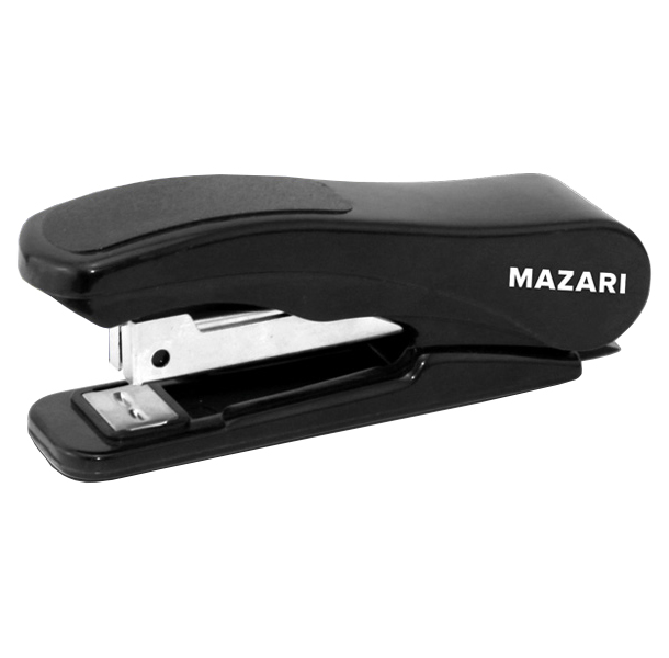 

Степлер Mazari Aspect №10 12 с встроенным антистеплером черный M-6905