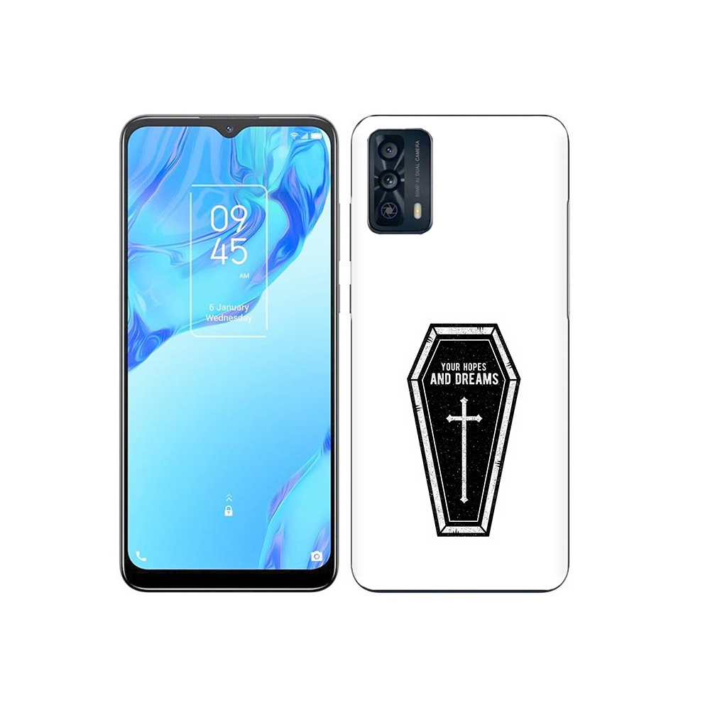 

Чехол MyPads Tocco для TCL 20B гроб с мечтами, Прозрачный, Tocco