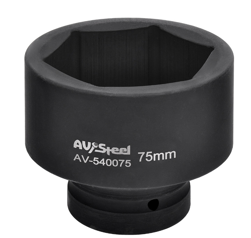 

Головка 1", шестигранная, 75 мм "AV Steel", AV-540075