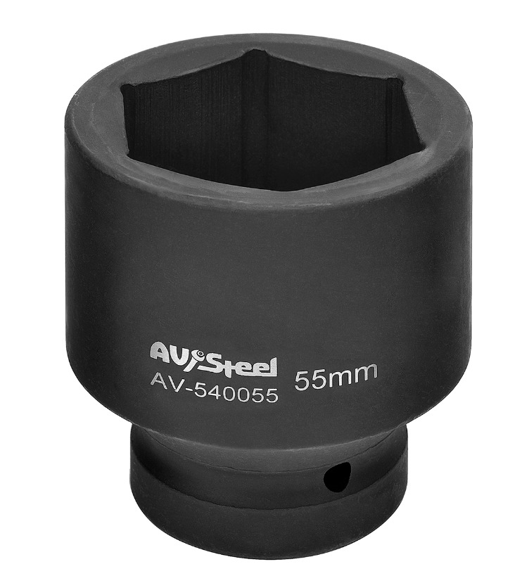 

Головка 1", шестигранная, 55 мм "AV Steel", AV-540055