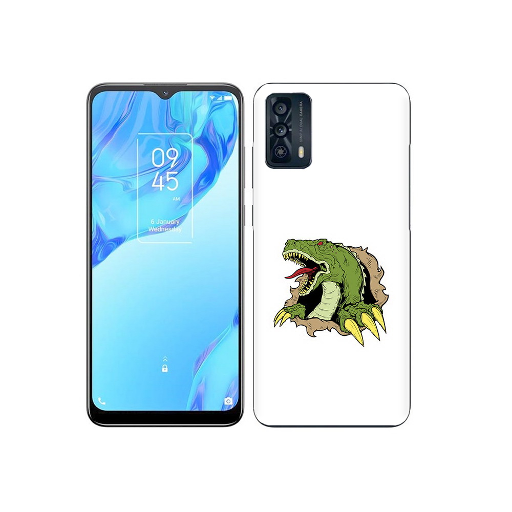 

Чехол MyPads Tocco для TCL 20B годзила, Прозрачный, Tocco