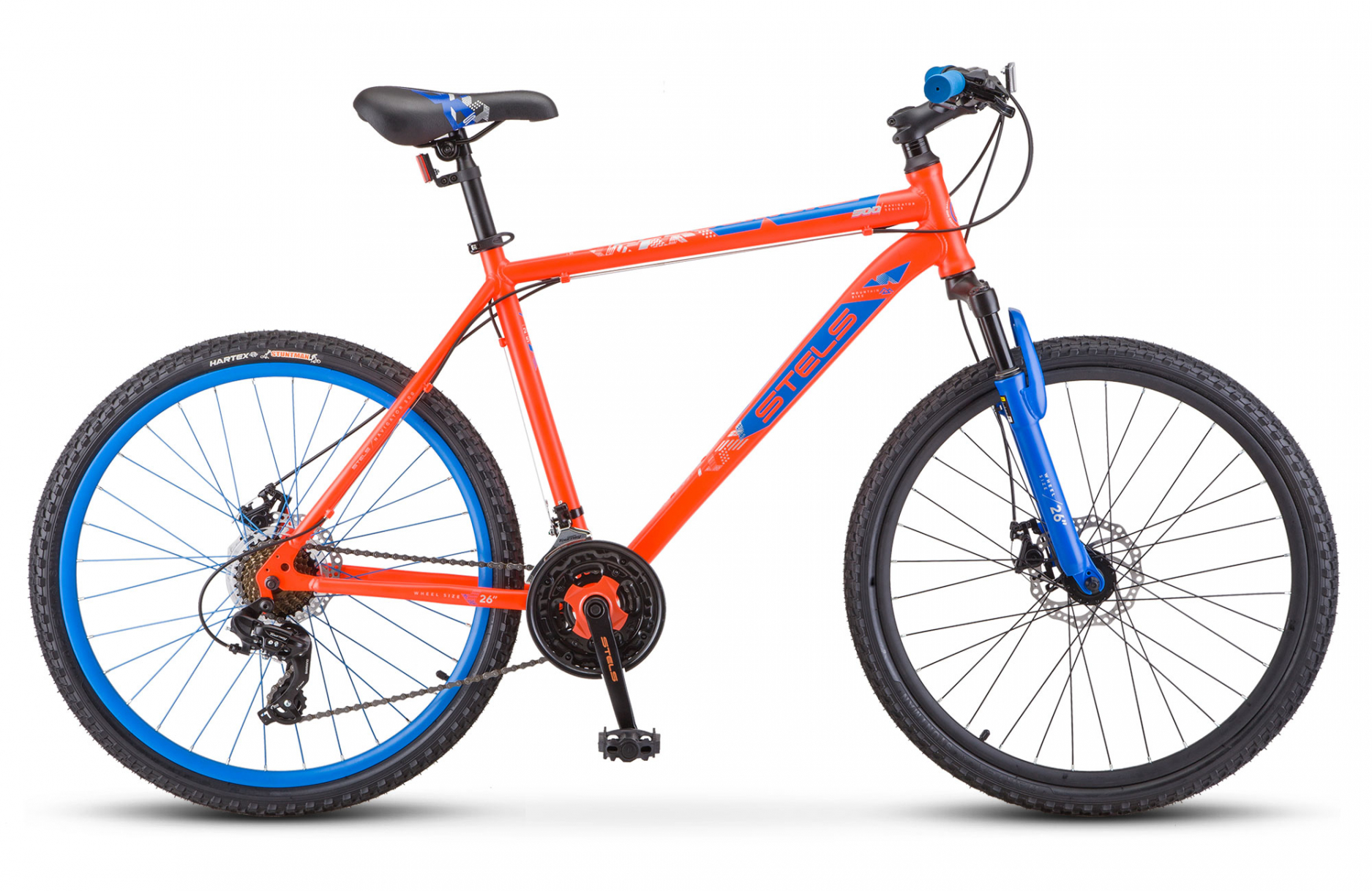

Велосипед Stels Navigator-500 MD 26" F020, Красный;синий, Navigator-500 MD
