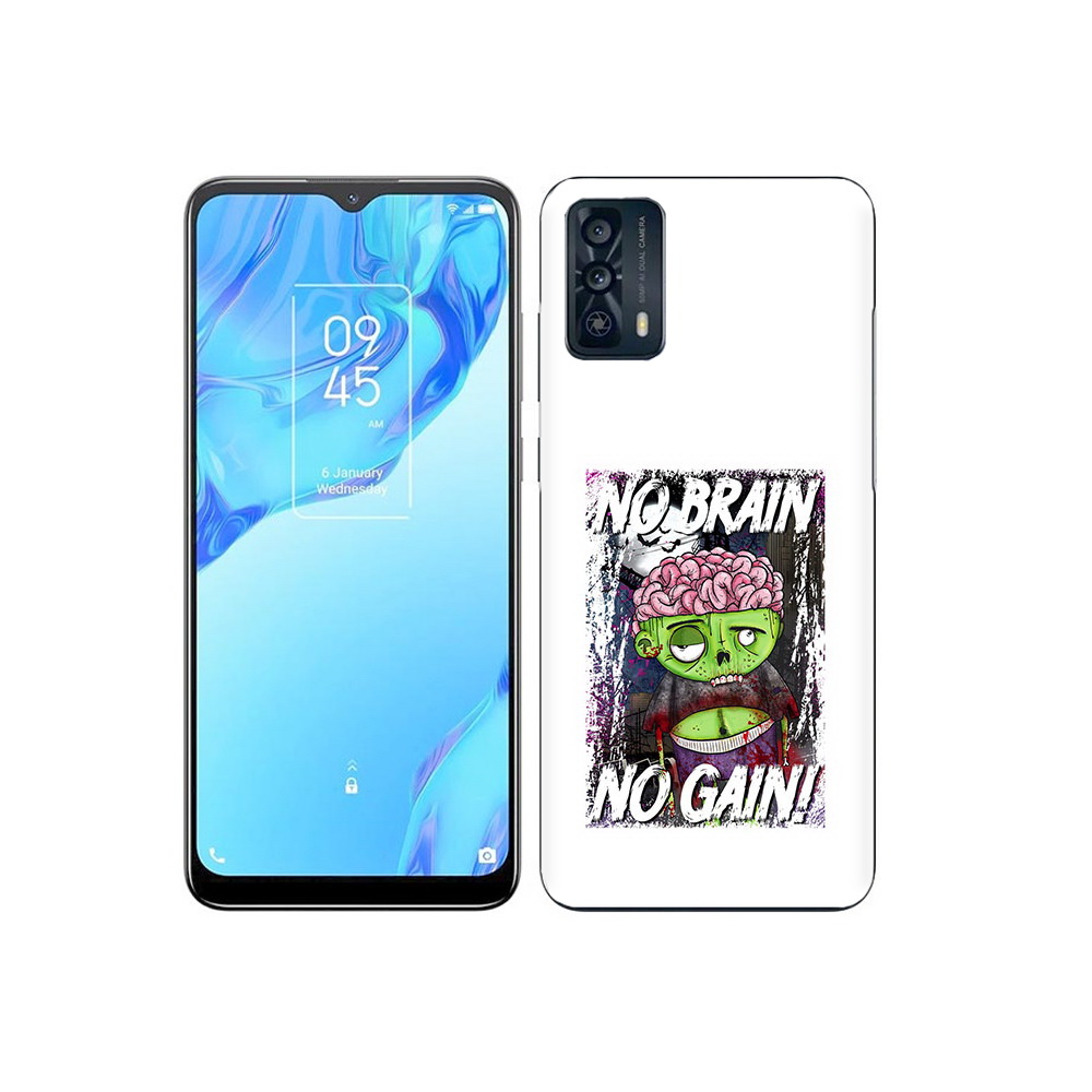 

Чехол MyPads Tocco для TCL 20B глупый зомби, Прозрачный, Tocco