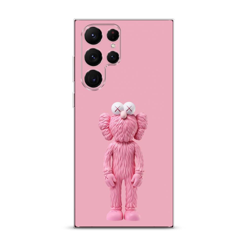 

Чехол на Samsung Galaxy S22 Ultra "KAWS pink doll", 2104050-4