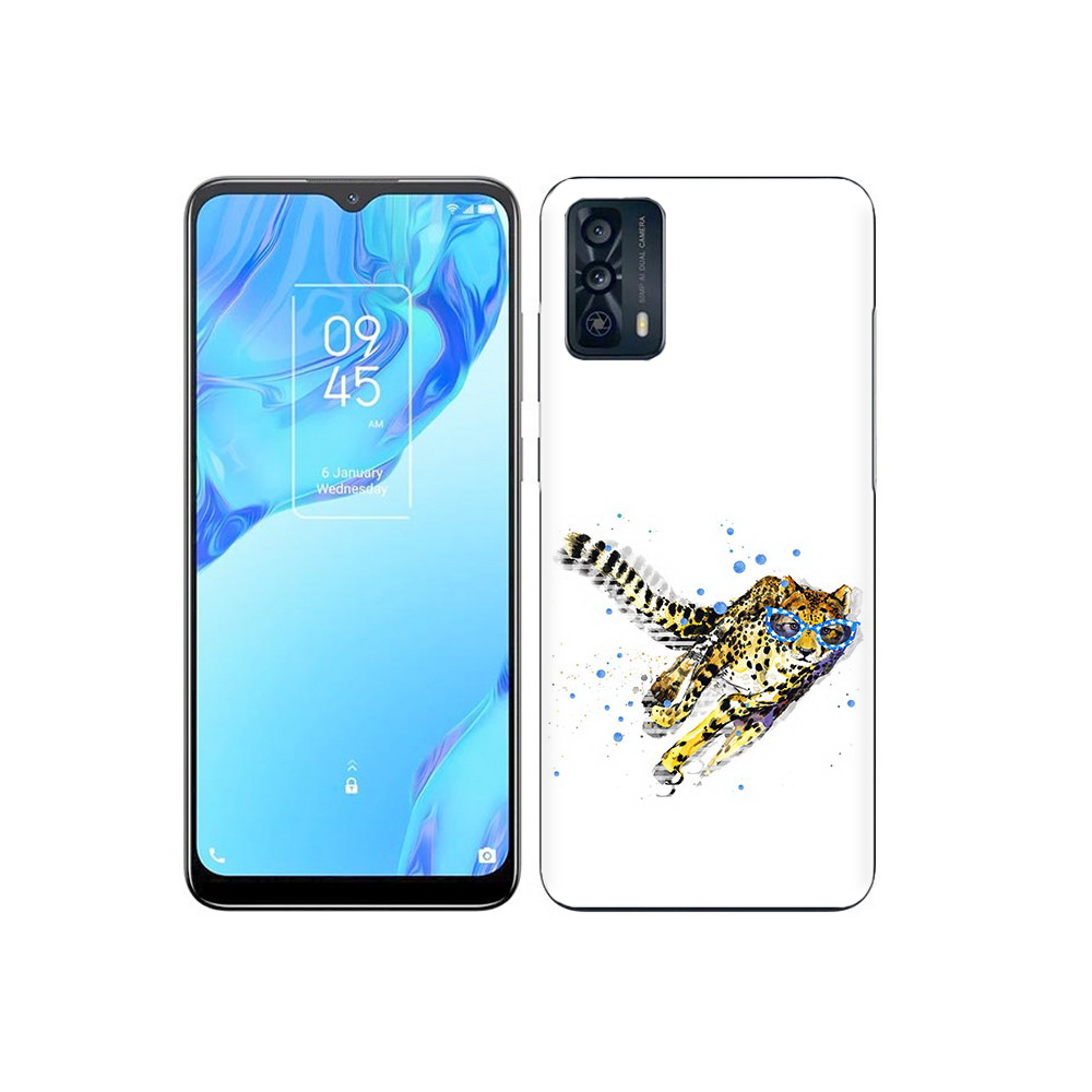

Чехол MyPads Tocco для TCL 20B гепард в очках, Прозрачный, Tocco