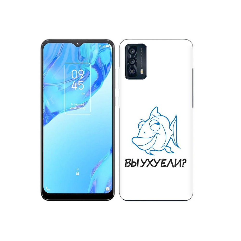 

Чехол MyPads Tocco для TCL 20B вы ухуели, Прозрачный, Tocco
