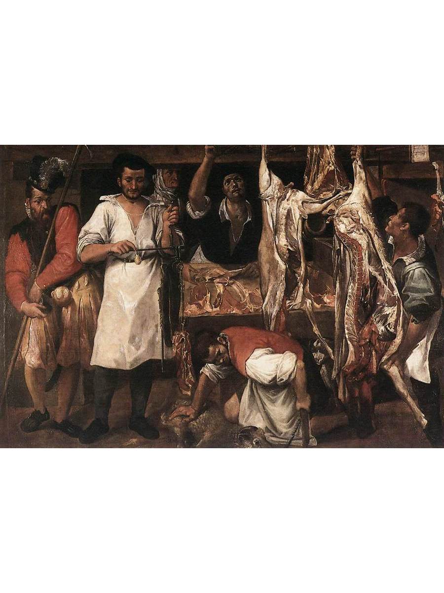 

Постер DRABS A2 Аннибале Карраччи Butcher's Shop