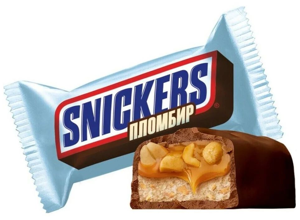 

Шоколадные конфеты Snickers Minis пломбир