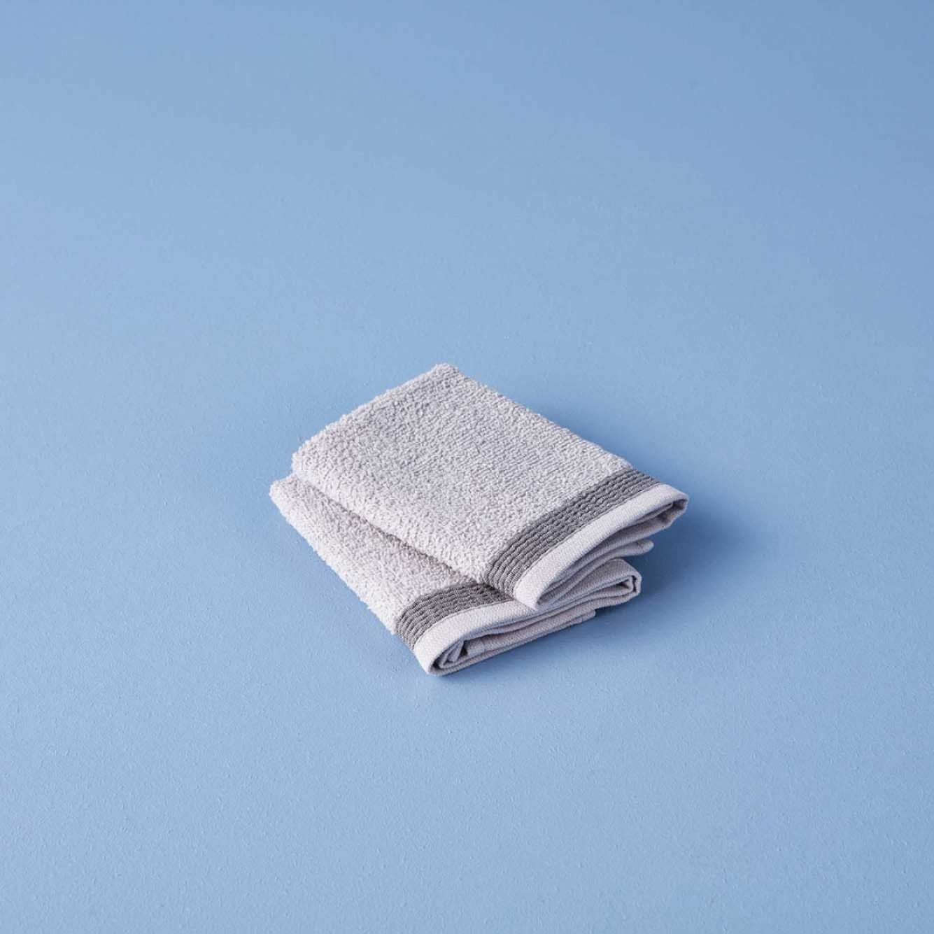 Комплект полотенец для рук и лица Bella Maison Hamptons 30х30 серый 2шт