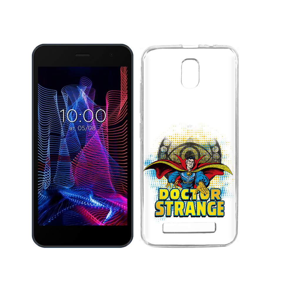 

Чехол MyPads Tocco для BQ 5047L Like доктор стренж рисунок, Прозрачный, Tocco