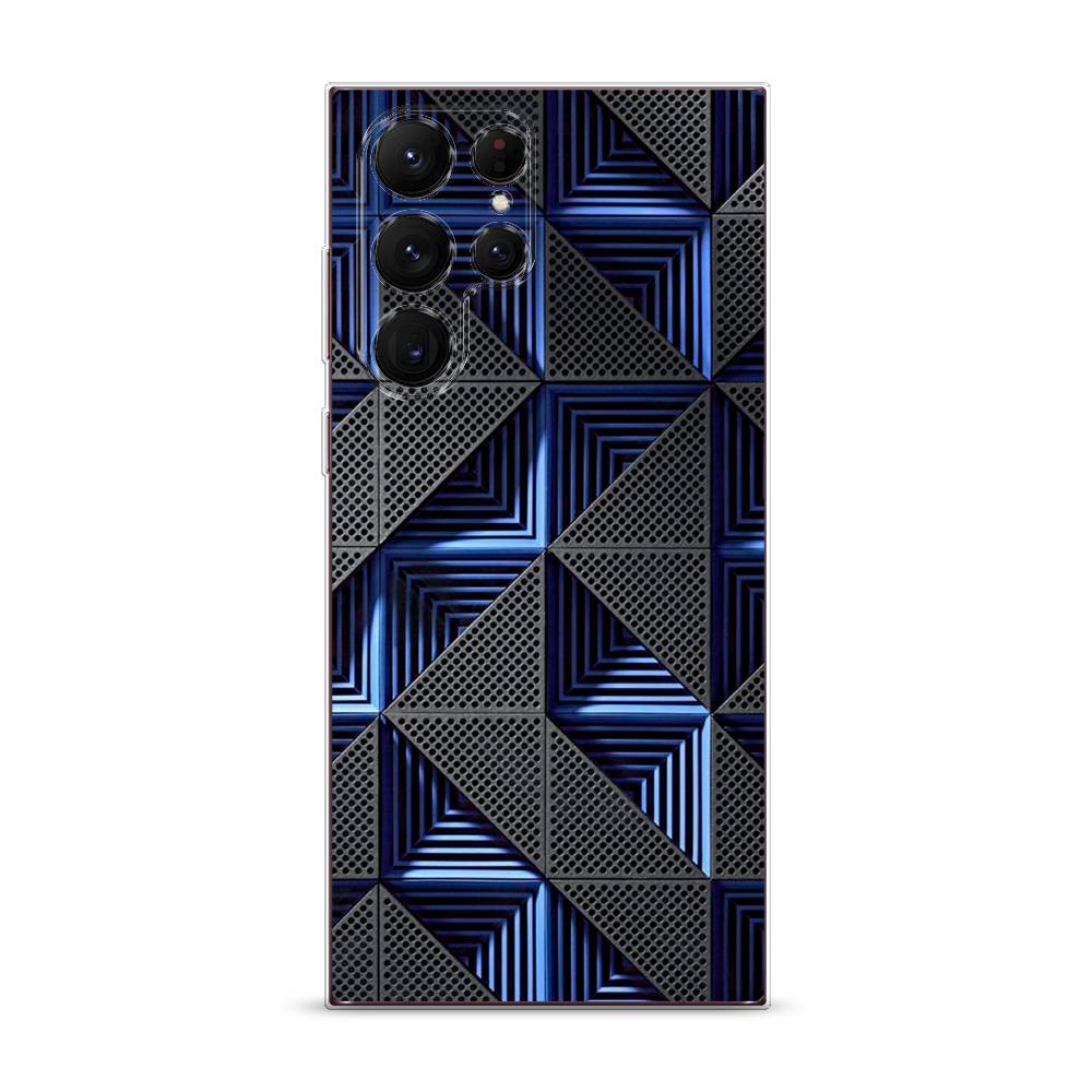 

Чехол на Samsung Galaxy S22 Ultra "IBM", Серый;синий, 2104050-3