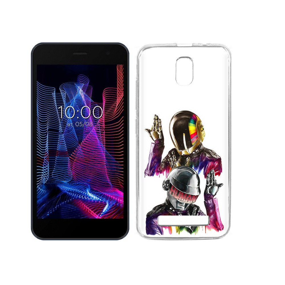 

Чехол MyPads Tocco для BQ 5047L Like диско космонавты, Прозрачный, Tocco