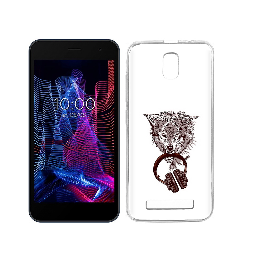 

Чехол MyPads Tocco для BQ 5047L Like дикий волк, Прозрачный, Tocco