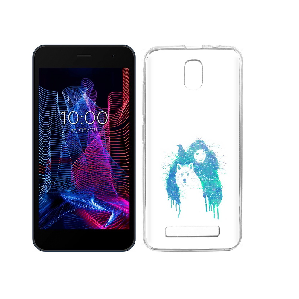 

Чехол MyPads Tocco для BQ 5047L Like джон сноу, Прозрачный, Tocco