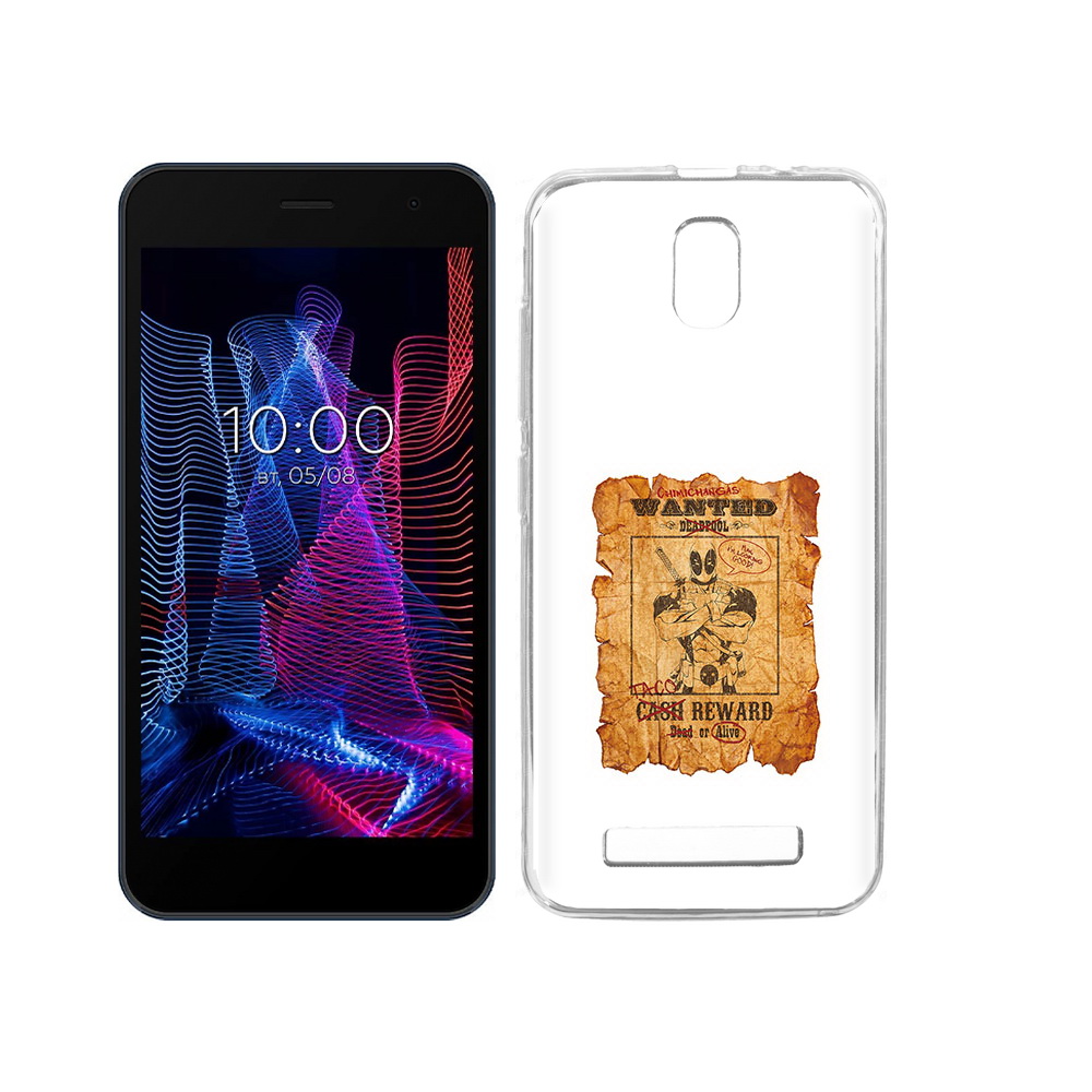 

Чехол MyPads Tocco для BQ 5047L Like дедпул, Прозрачный, Tocco