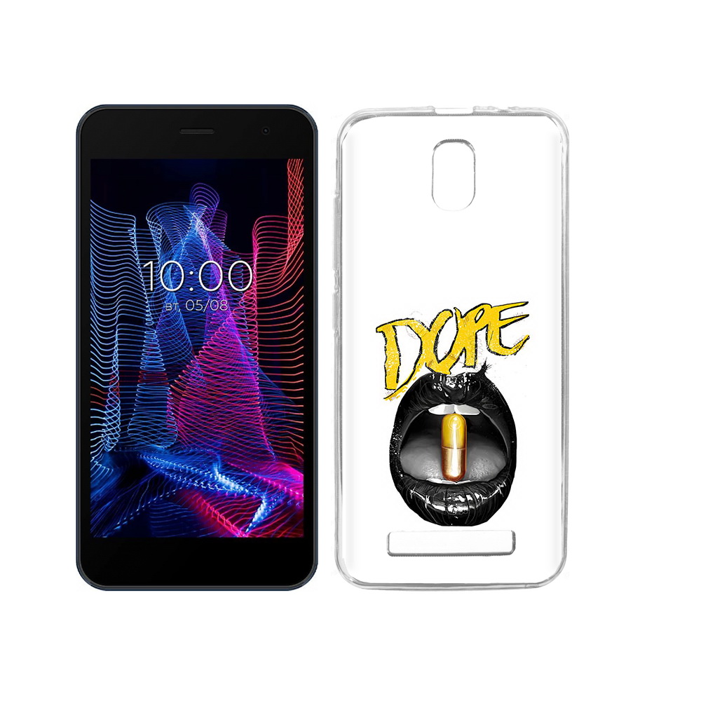 

Чехол MyPads Tocco для BQ 5047L Like губы, Прозрачный, Tocco