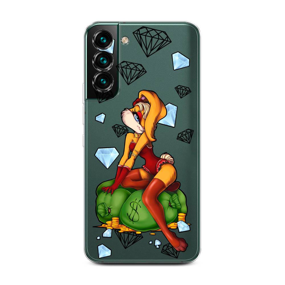 

Чехол на Samsung Galaxy S22 Plus "Лола Банни с бриллиантами", Красный;оранжевый;зеленый, 2103950-6