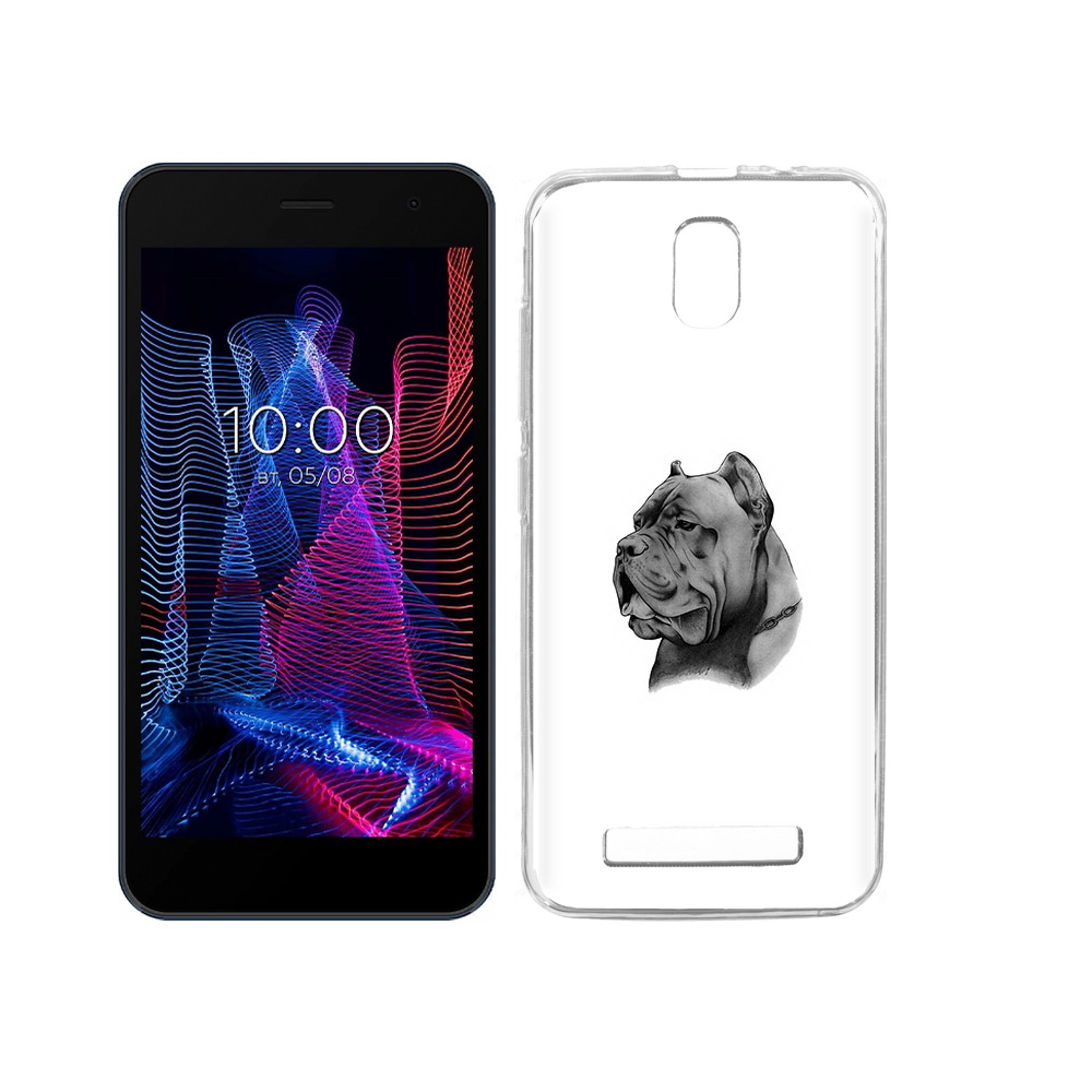 

Чехол MyPads Tocco для BQ 5047L Like грозный бульдог, Прозрачный, Tocco