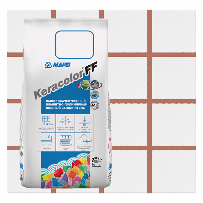 фото Цементная затирка keracolor ff 145 сиена (2 кг) mapei