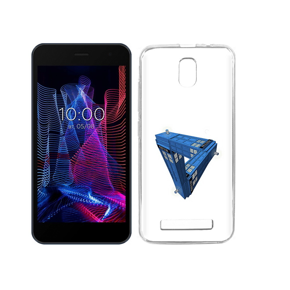 

Чехол MyPads Tocco для BQ 5047L Like головолока абстракция, Прозрачный, Tocco