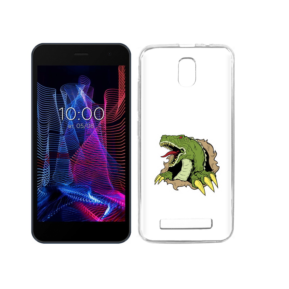 

Чехол MyPads Tocco для BQ 5047L Like годзила, Прозрачный, Tocco