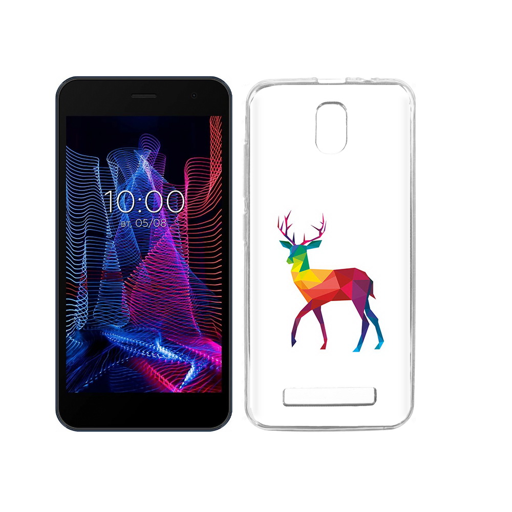 

Чехол MyPads Tocco для BQ 5047L Like геометрический олень, Прозрачный, Tocco