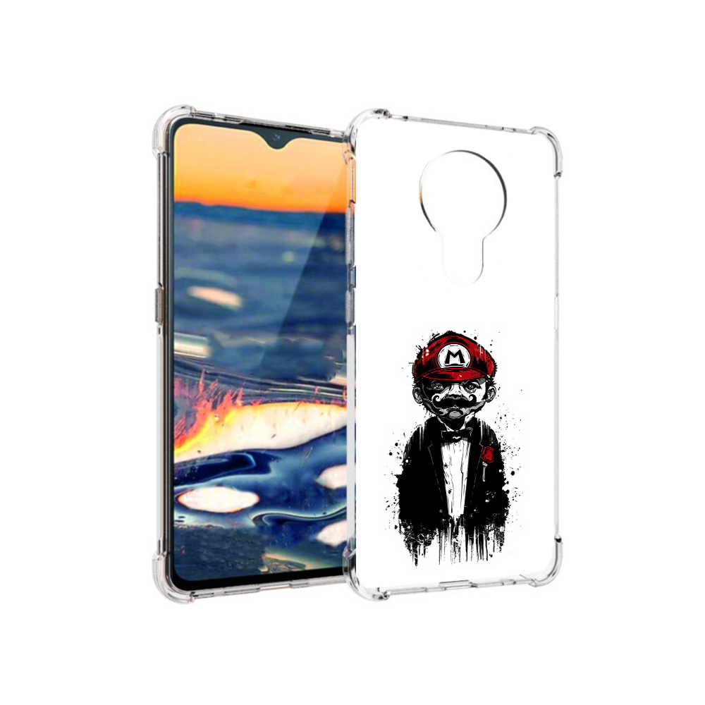 

Чехол MyPads Tocco для Nokia 5.3 марио (PT227052.106.458), Прозрачный, Tocco