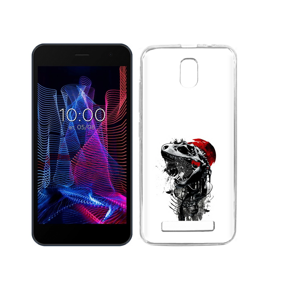 

Чехол MyPads Tocco для BQ 5047L Like вымерший динозавр, Прозрачный, Tocco