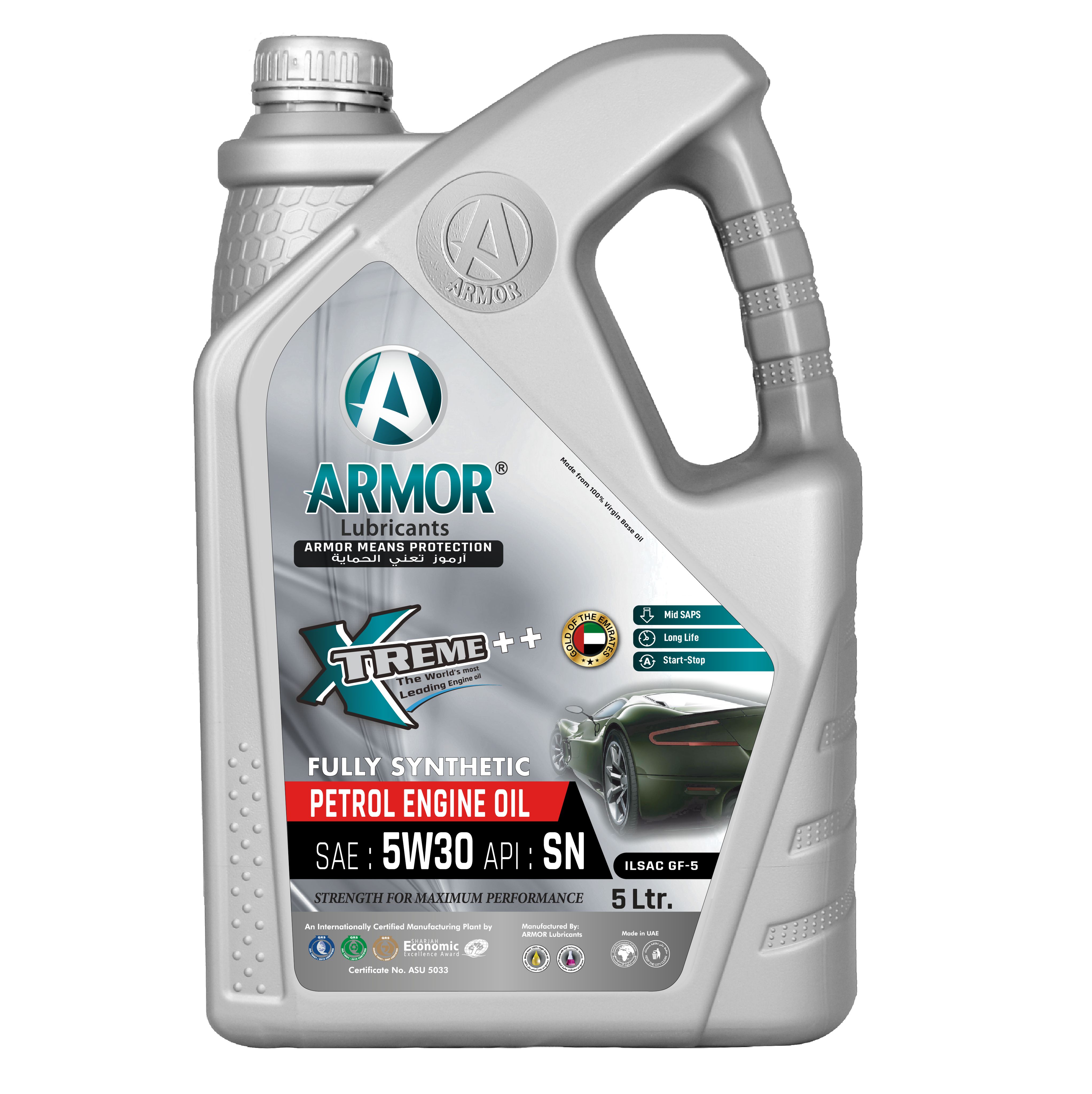 Масло моторное Armor Xtreme++ 5W-30, 5л.