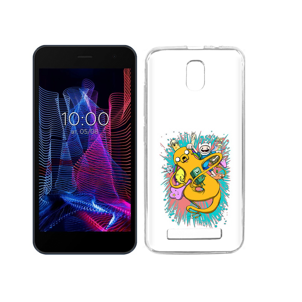 

Чехол MyPads Tocco для BQ 5047L Like время приключений рисунок, Прозрачный, Tocco