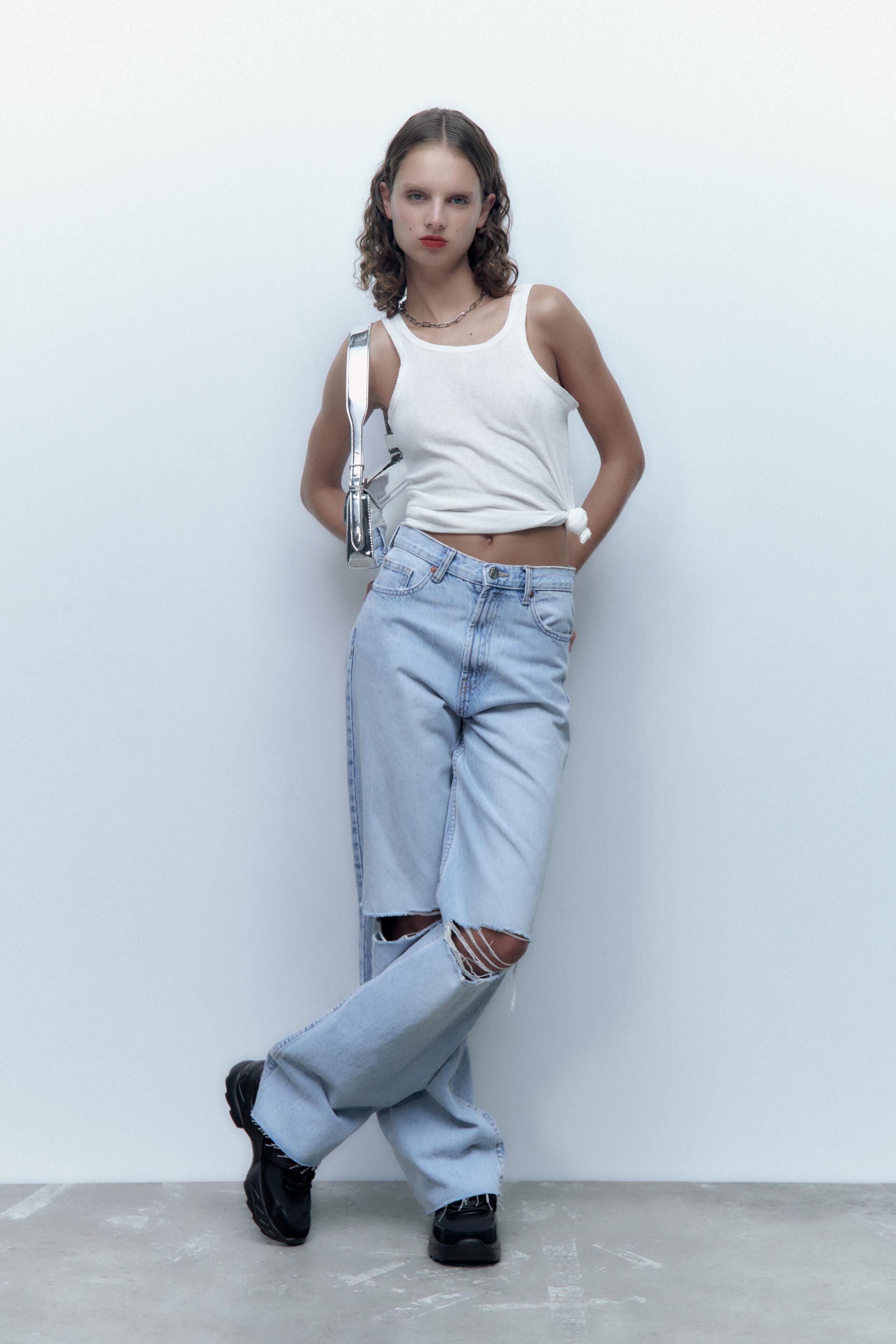 

Джинсы женские ZARA 08197227 синие 32 EU (доставка из-за рубежа), 08197227