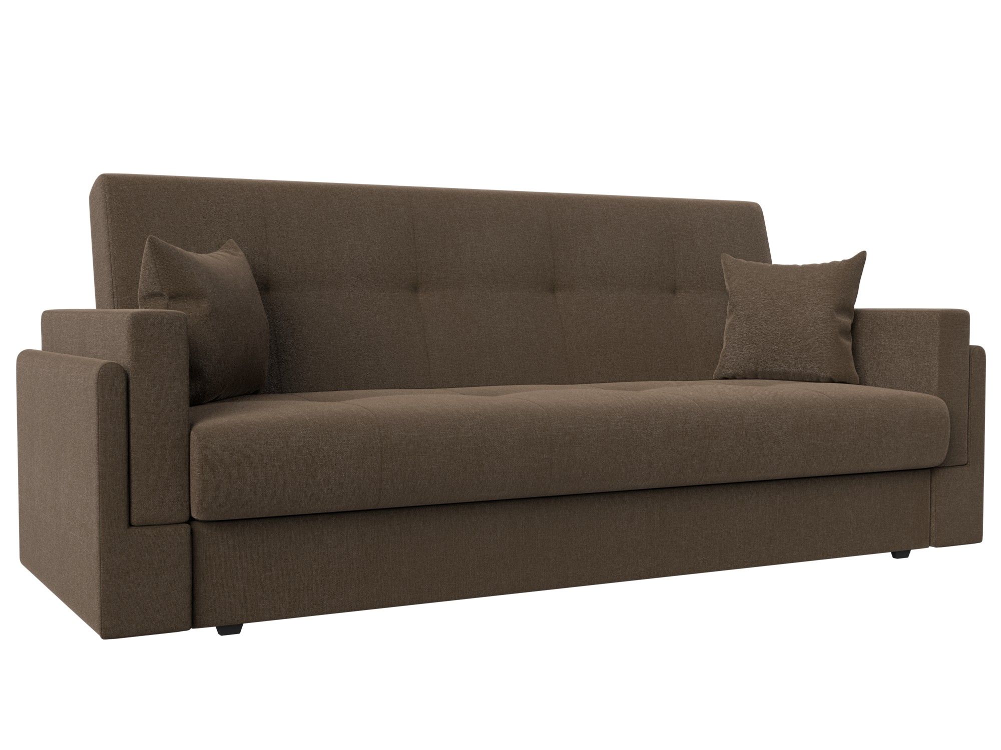 

Диван-книжка Лига Диванов Лига-015 216х83х90 см, коричневый, Диван-книжка Лига-015